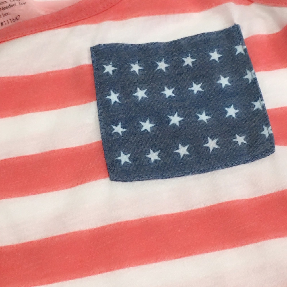 American Flag Crop Tank - Picture 3 of 4